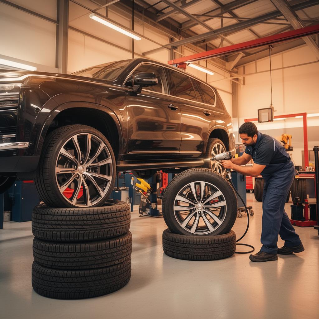 Tyre Replacement Dubai 2026: Cost, When to Replace & Best Brands for UAE Heat - BRITFIX Auto Dubai